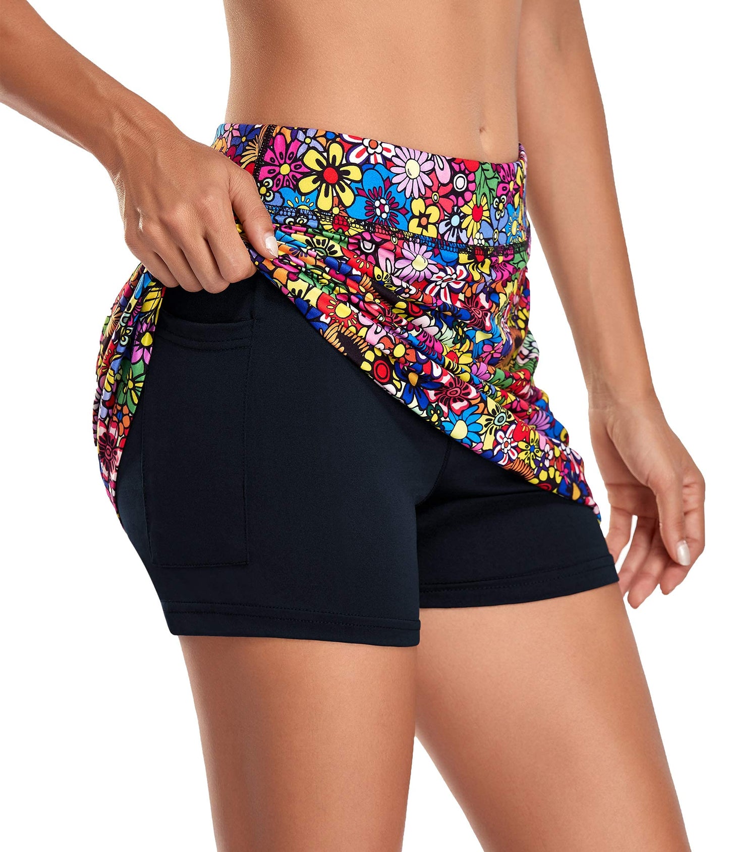 Kimmery Women's Athletic Tennis Skorts Golf Skirts with Pocket Sizes M-3XL
