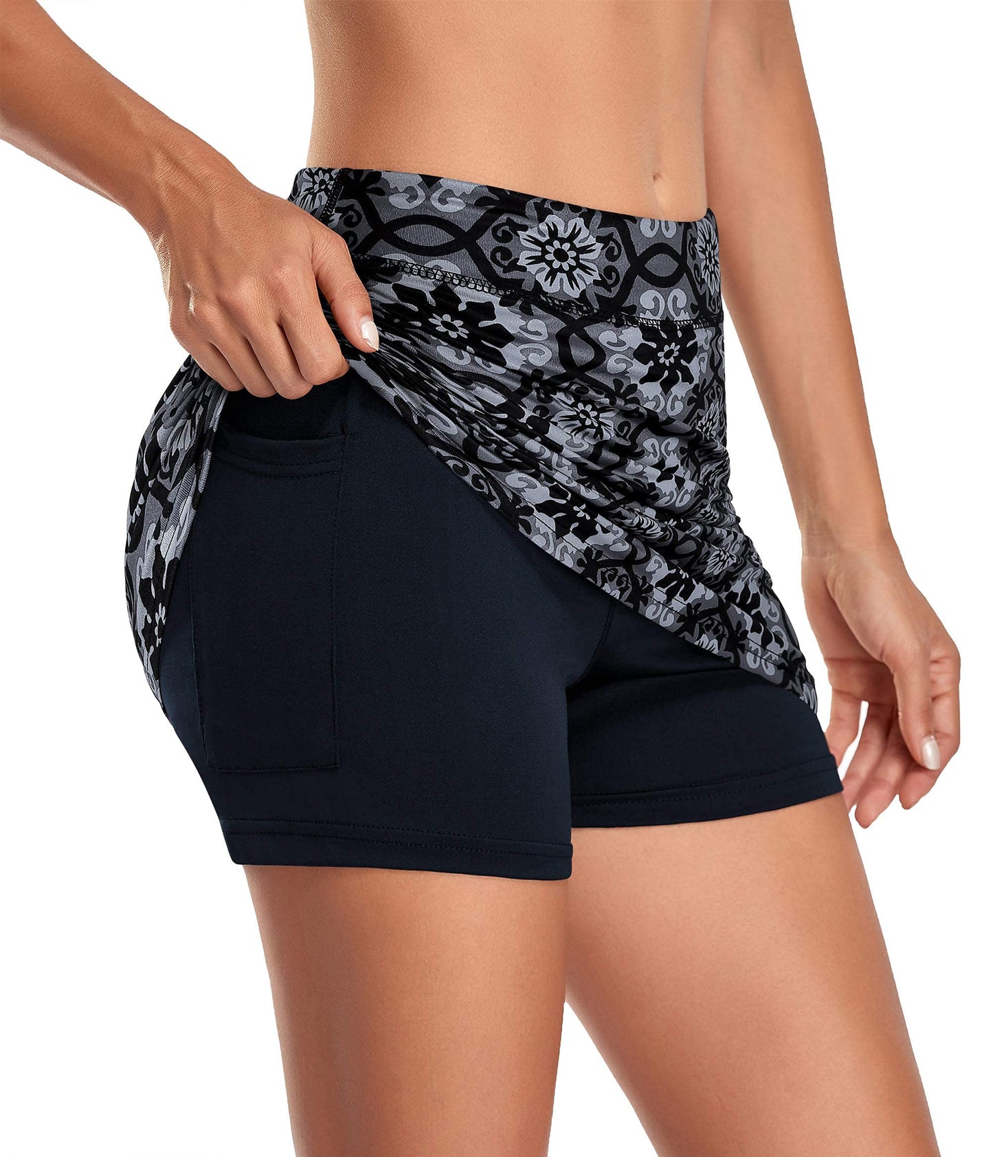 Kimmery Women's Athletic Tennis Skorts Golf Skirts with Pocket Sizes M-3XL