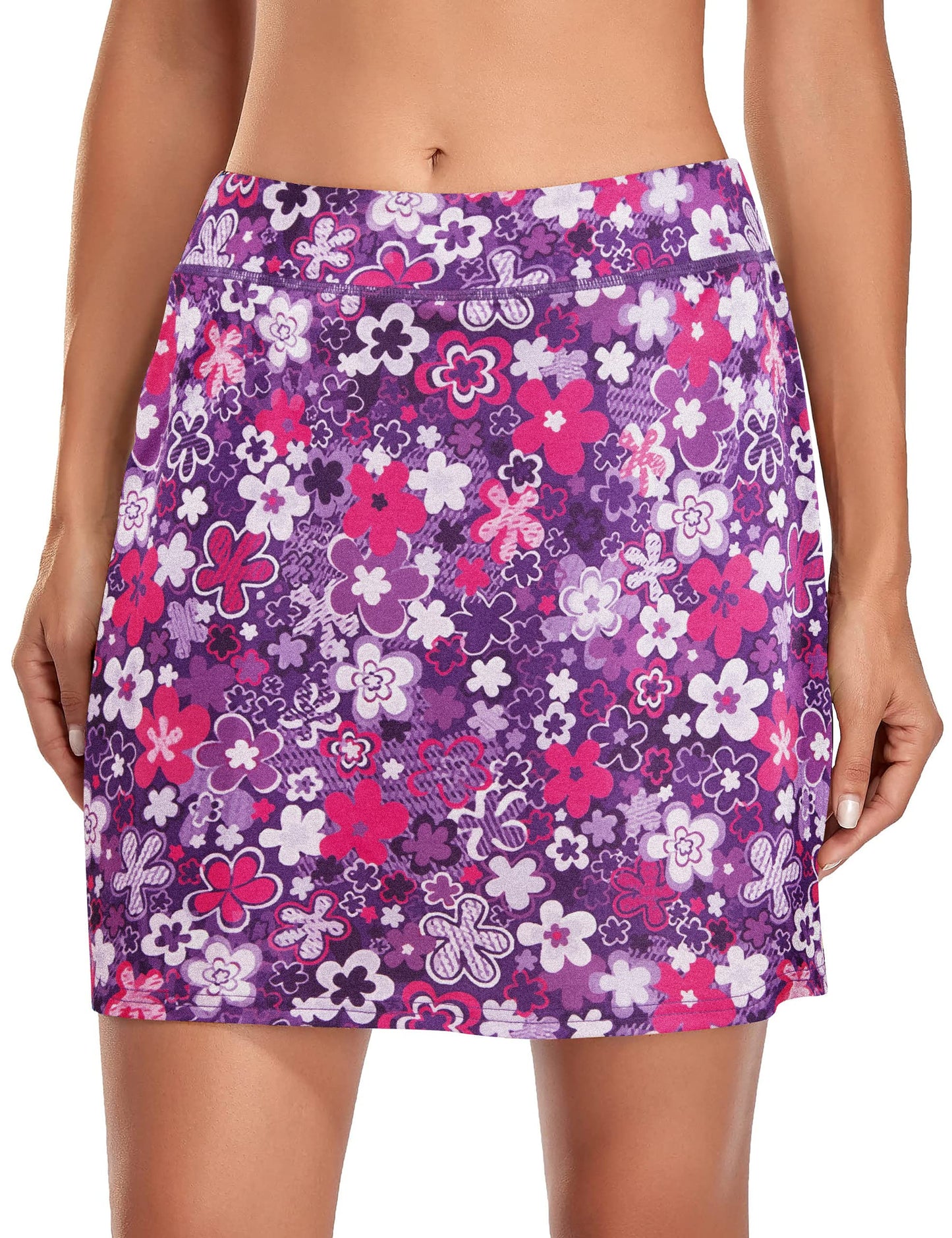 Kimmery Women's Athletic Tennis Skorts Golf Skirts with Pocket Sizes M-3XL